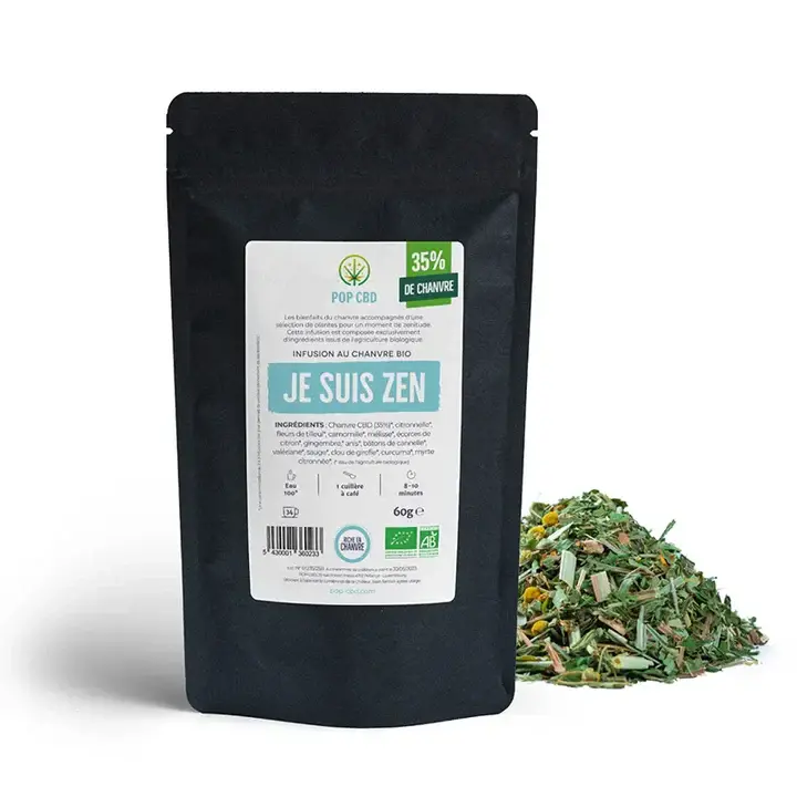 INFUSION POP CBD BIO : JE SUIS ZEN 60G