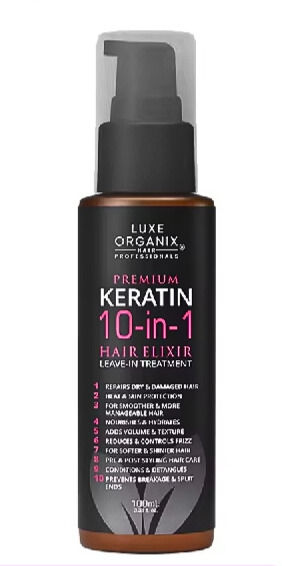 Luxe Organix Keratin 10in1 Hair Elixir Leave-in Treatment