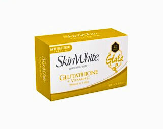 SkinWhite Whitening Face and Body Bar Soap Glutathione + Vitamin C