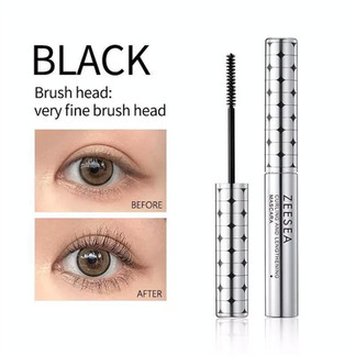 Zeesea Mascara Waterproof Mascara Long Lasting 36H Smudge-proof Lengthening Eyelash Fiber Filling Cu 