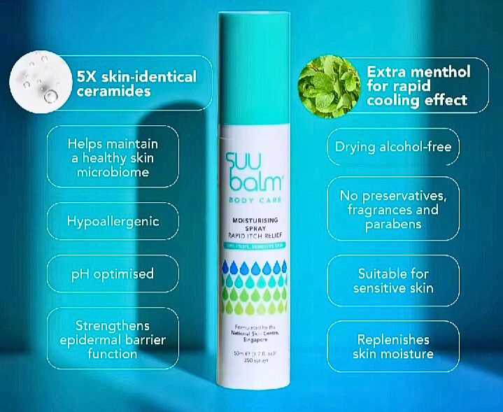 Suu Balm Cooling Body Spray Moisturiser