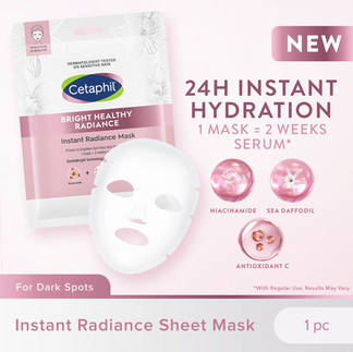 Cetaphil Bright Healthy Radiance Instant Radiance Sheet Mask
