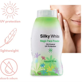 SilkyGirl Magic Face Powder (Natural White)