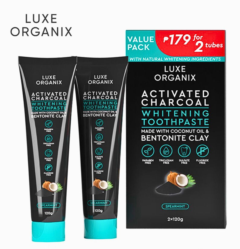 Luxe Organix Activated Charcoal Toothpaste