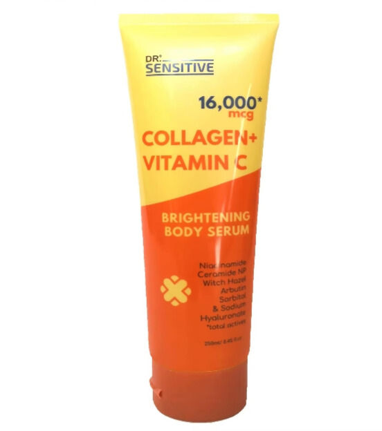 Dr. Sensitive Collagen + Vitamin C Brightening Body Serum Lotion