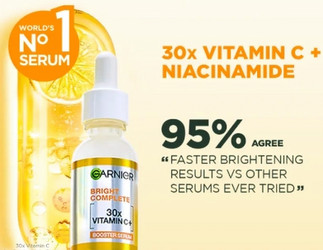 Garnier 30x Vitamin C+ Niacinamide Serum with Salicylic Acid