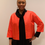 Thumbnail: Red Leather Blazer by Lafayette 148