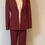 Thumbnail: Anne Klein Burgundy Pant Suit