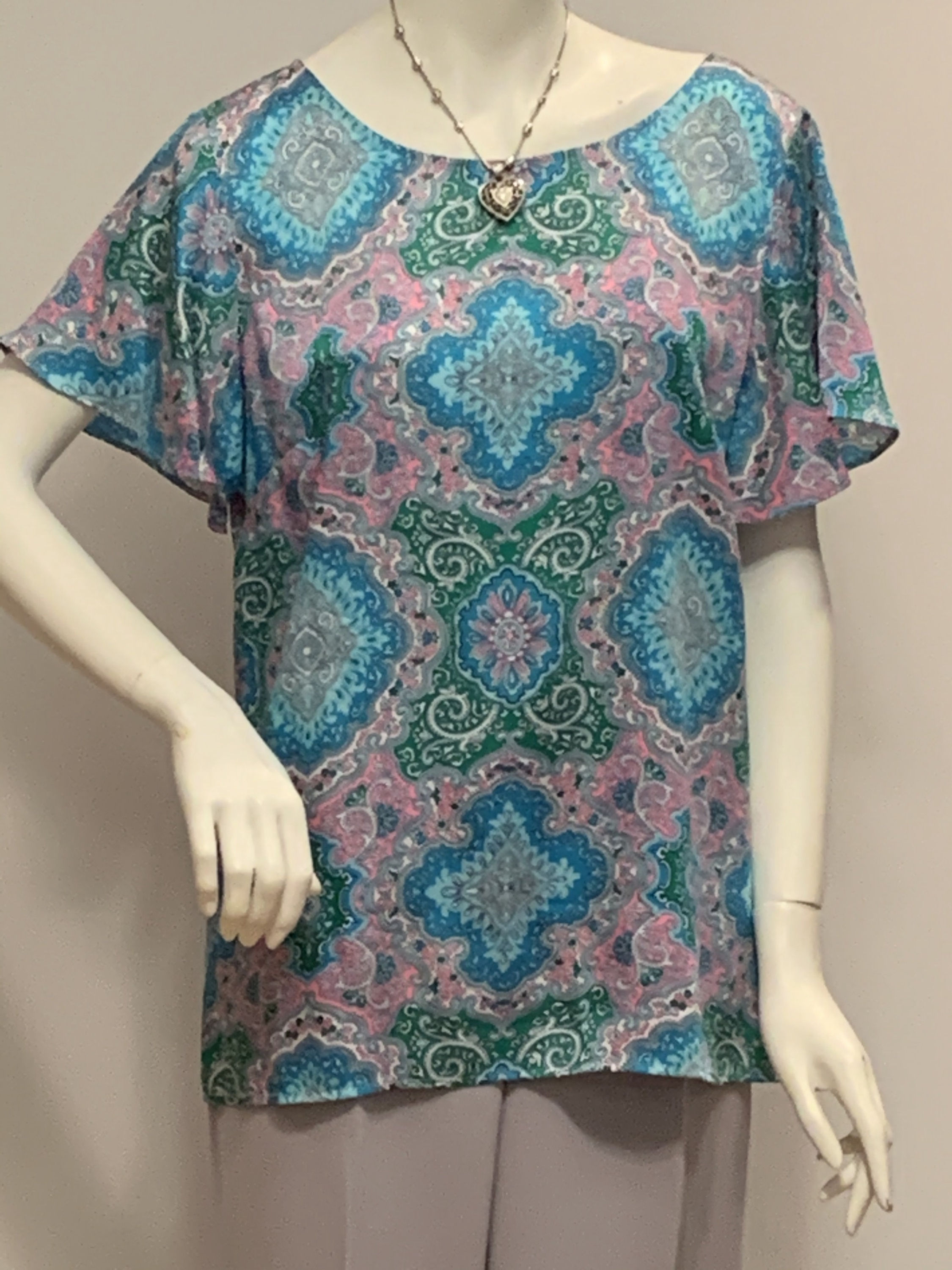 Talbots Paisley Blouse
