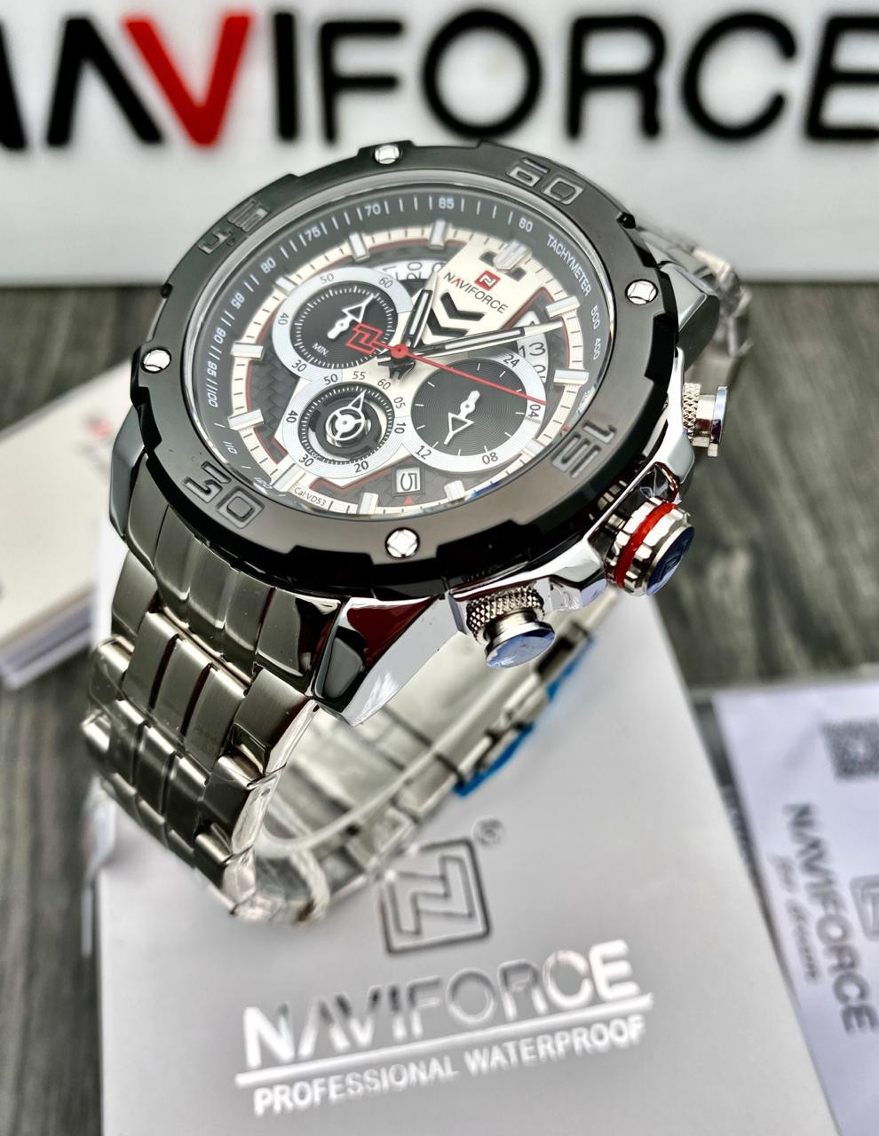 Reloj Hombre Naviforce Platino