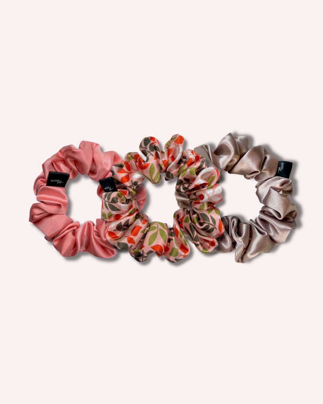 FLORENCE MIDI SILK SCRUNCHIE SET