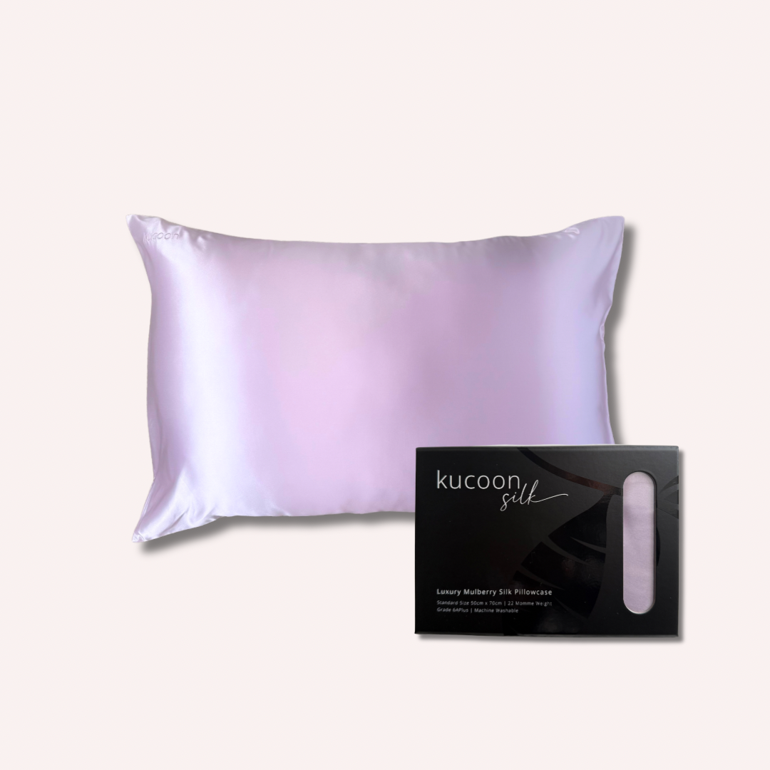 PARMA VIOLET 100% MULBERRY SILK PILLOWCASE