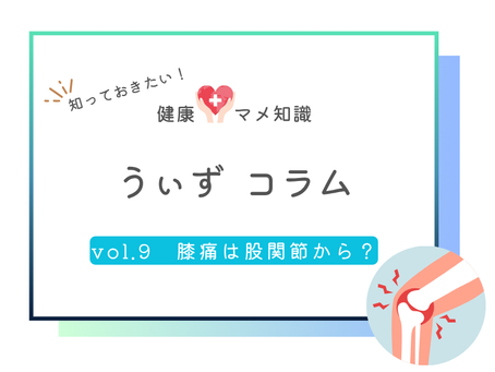 膝が痛い…でも原因は股関節にある?