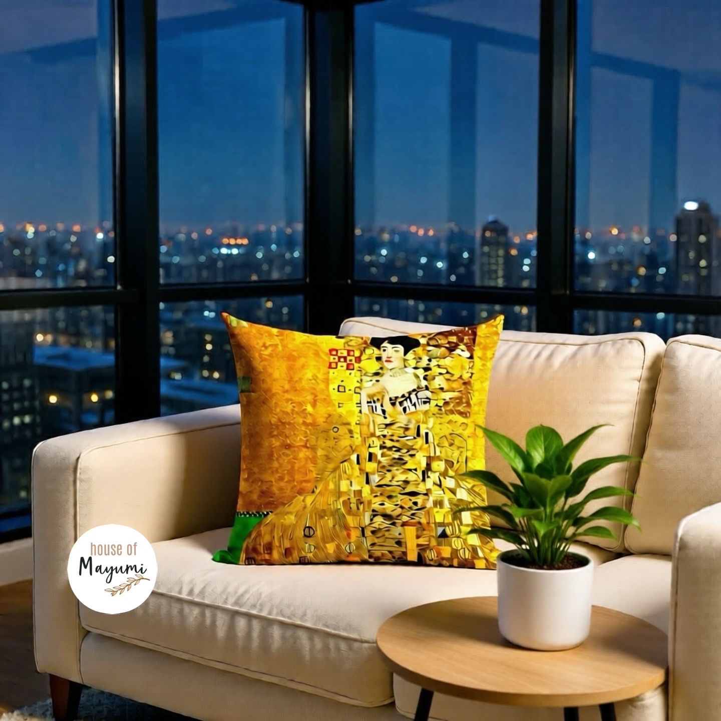 Portrait of Adele Bloch-Bauer- Klimt Pillow Cover