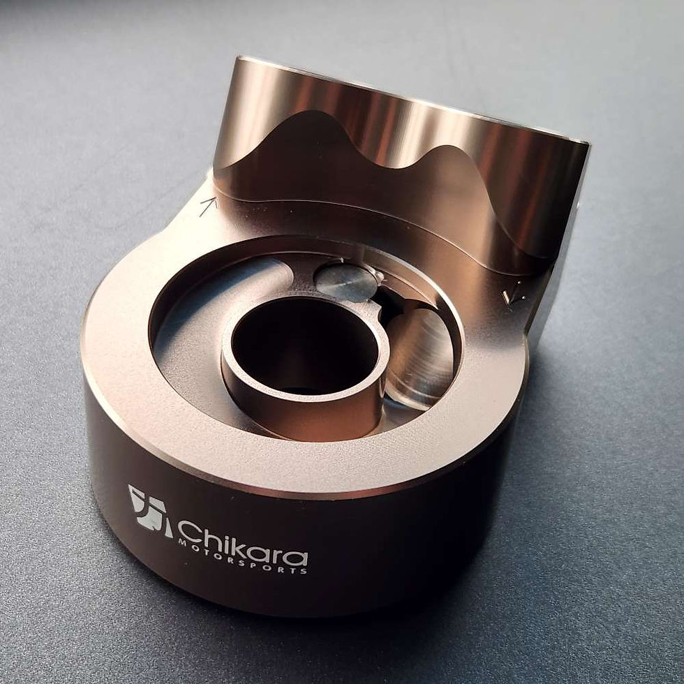 Chikara Oil Sandwich Plate Adapter for external oil cooler