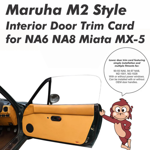 Maruha M2 Style Interior Door Trim Card for 90-97 NA6 NA8 Miata MX