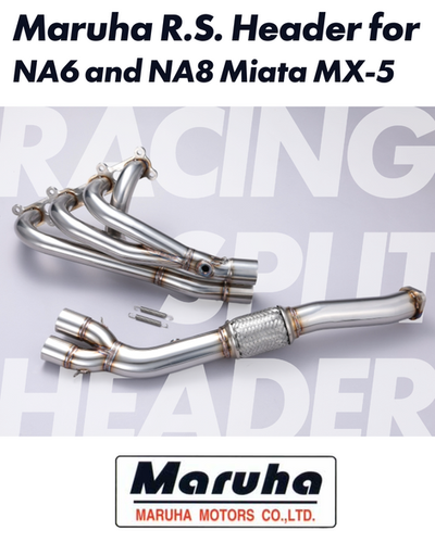 Maruha RS Header for NA6 NA8 Mazda Miata | Chikara Motorsports