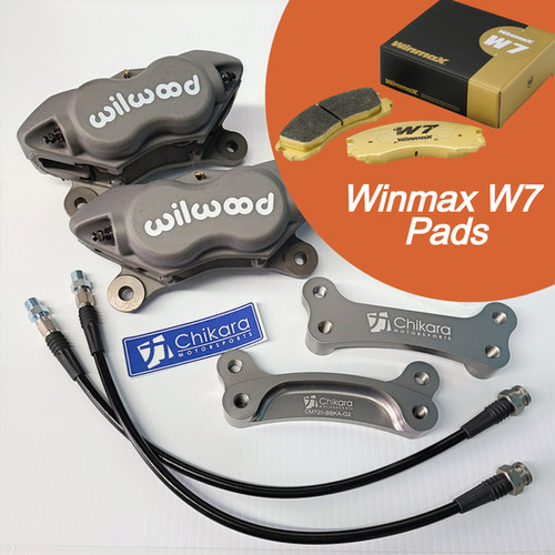 Chikara Wilwood Dynalite Big Brake kit Winmax W7 for 90-05 MX5