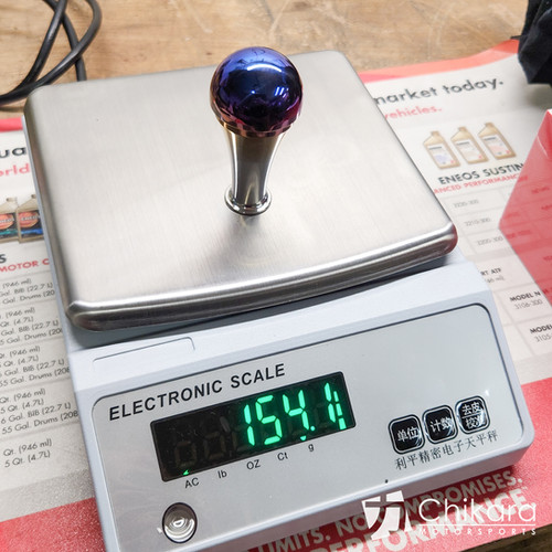 Chikara 78mm Teardrop Shift Knob Titanium Version | Chikara