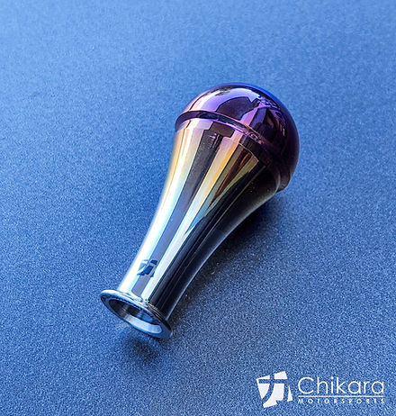 Chikara 78mm Teardrop Shift Knob Titanium Version | Chikara