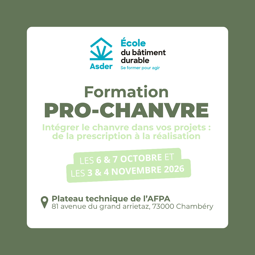 Formation Pro-Chanvre : Intégrer le chanvre dans vos projets