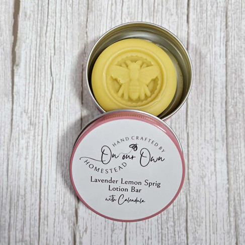 Lavender Lemon Sprig Lotion Bar