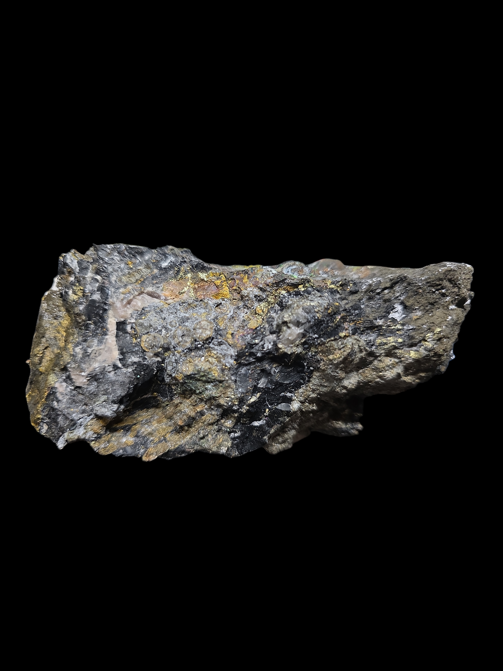 Thumbnail: Golden Chalcopyrite with Andersonite, Natrozippeite, and Pyrite from Utah