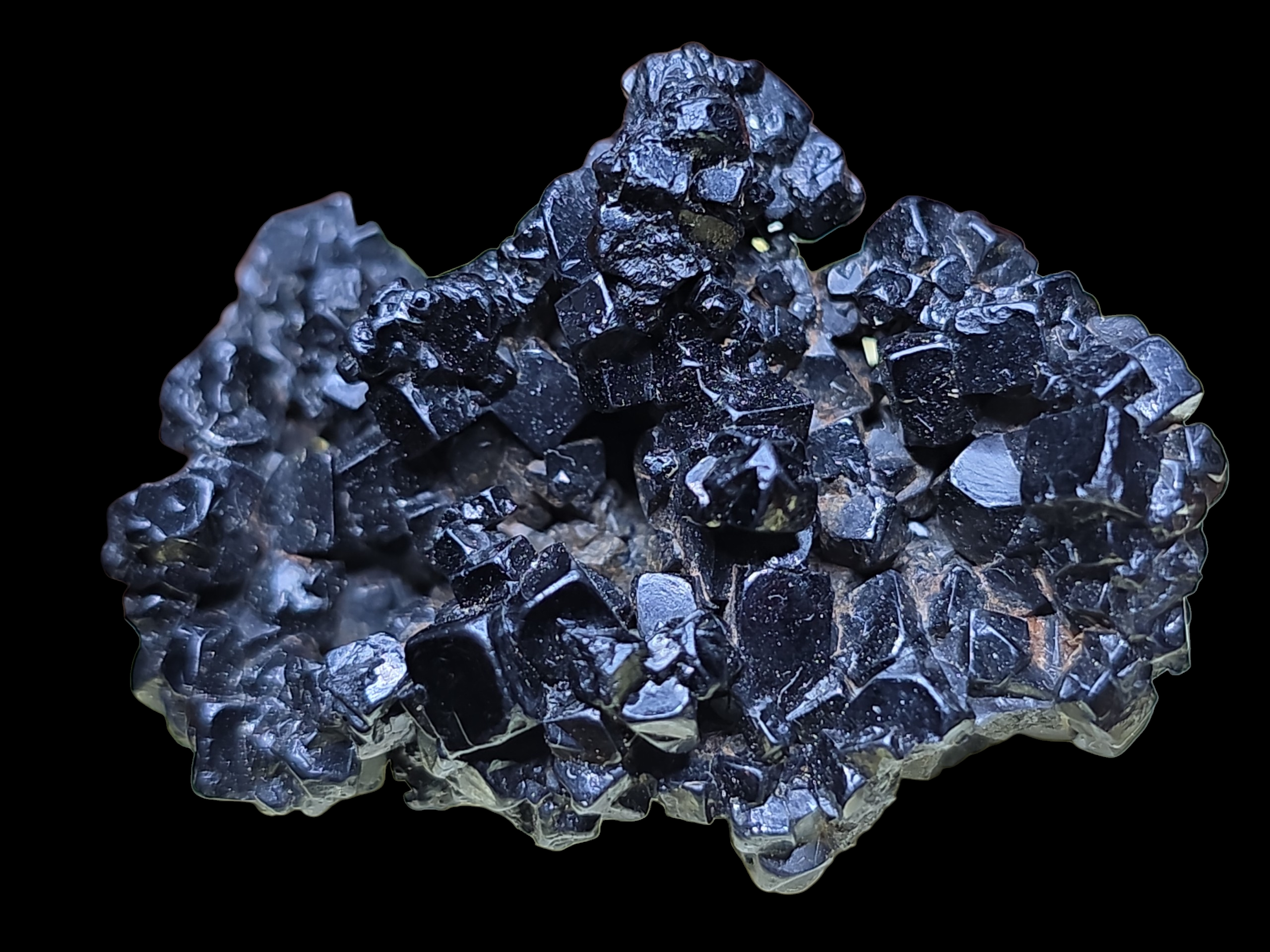 Exquisite Thorianite Crystals Cluster from Madagascar