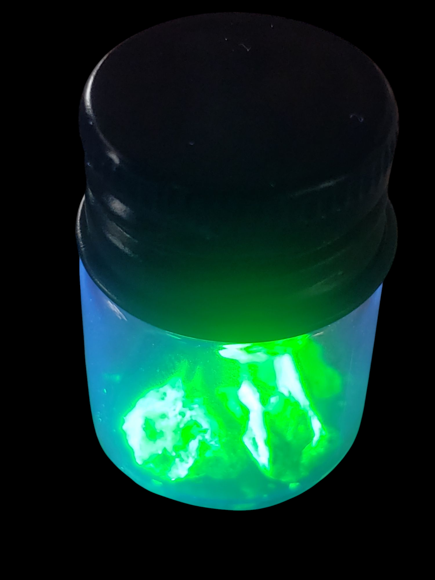 2 Grams of Autunite Small Uranium Crystals in Vial from Pingjiang County, China