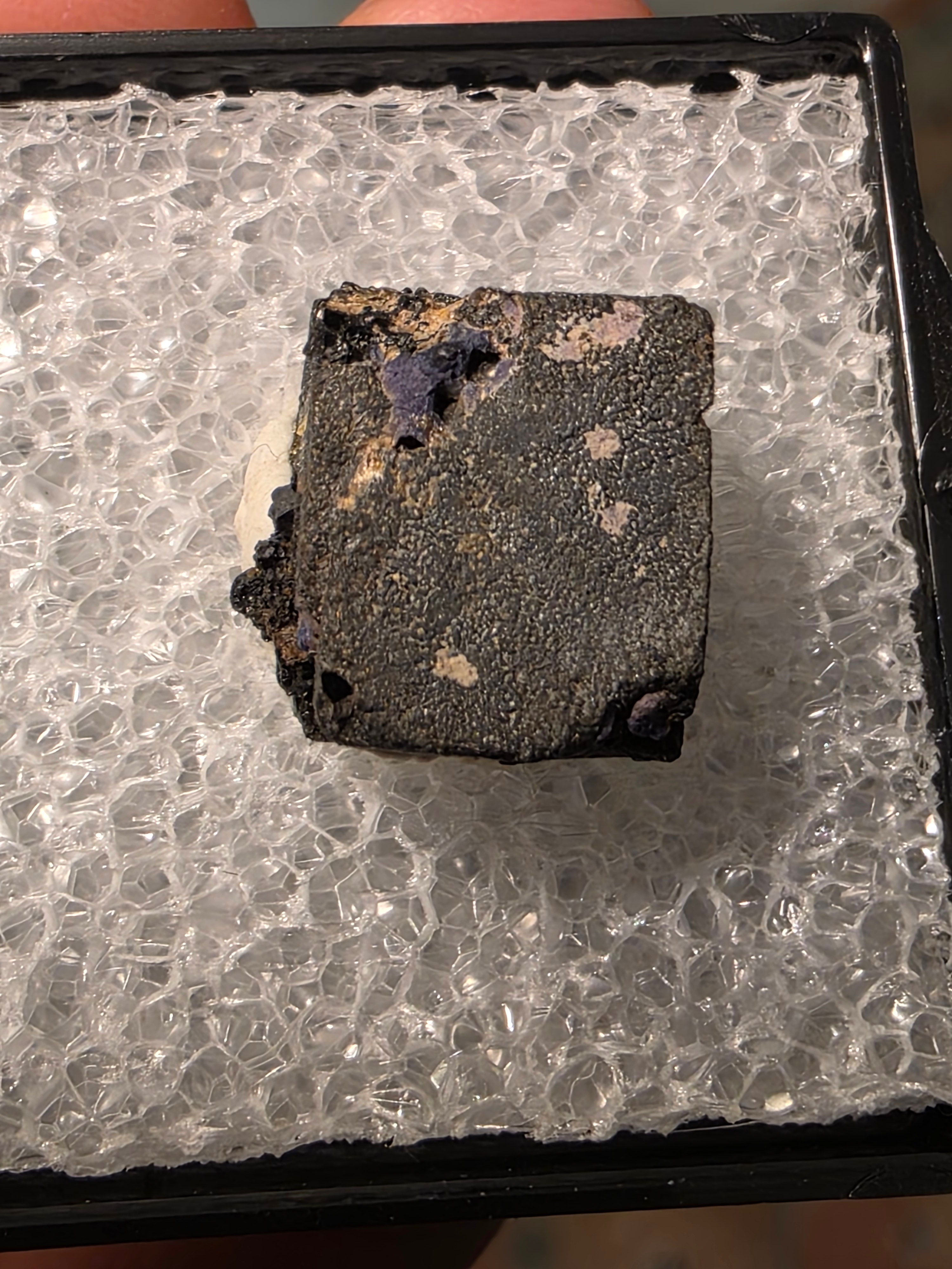 +1cm Uraninite Crystal from Cardiff Uranium Mine, Canada from Quinter Collection