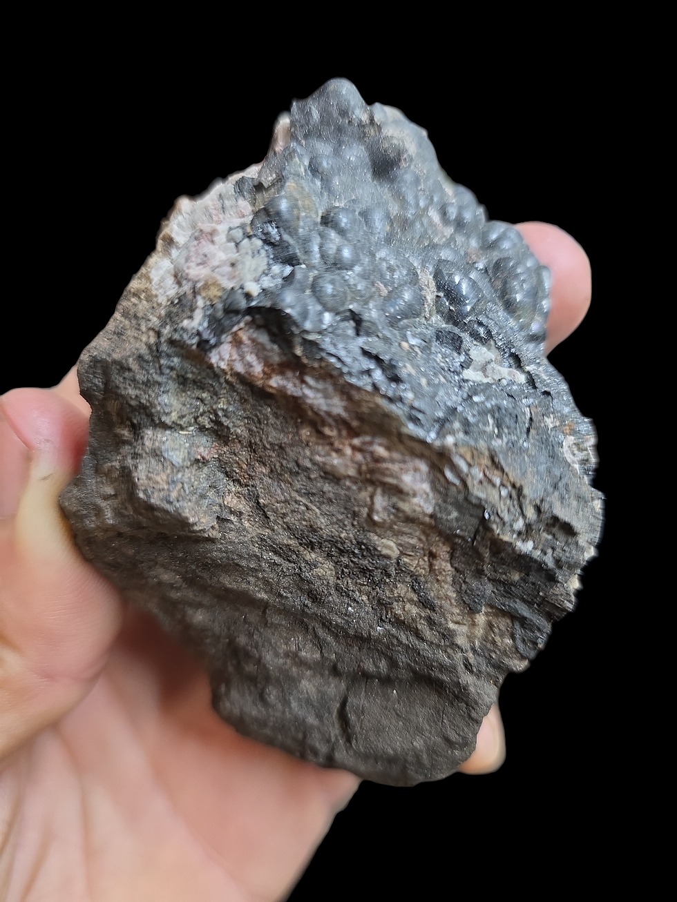 Thumbnail: Big Blobs of Beautiful Botryoidal Uraninite from Pribram, CZ 500k!