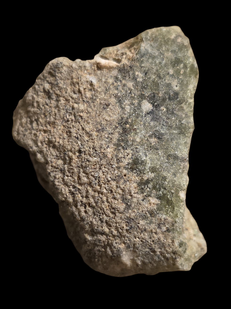 Thumbnail: Large 6.1 Gram Thick Trinitite Piece with Loads of Gas Bubbles, 1945 Atomic Bomb