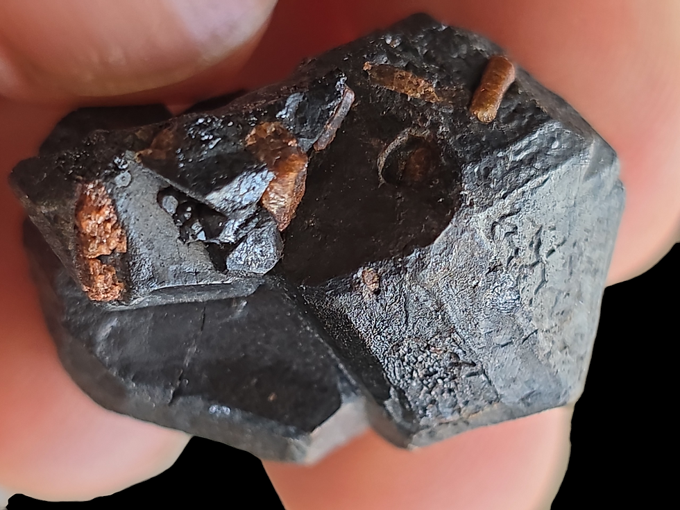 Thumbnail: Large Beautiful Fused Betafite Crystals 200k