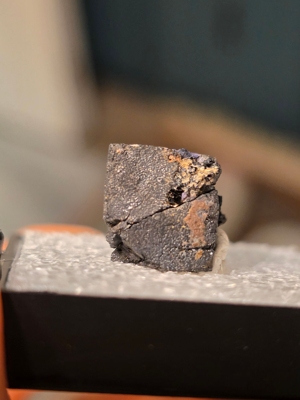 Thumbnail: +1cm Uraninite Crystal from Cardiff Uranium Mine, Canada from Quinter Collection