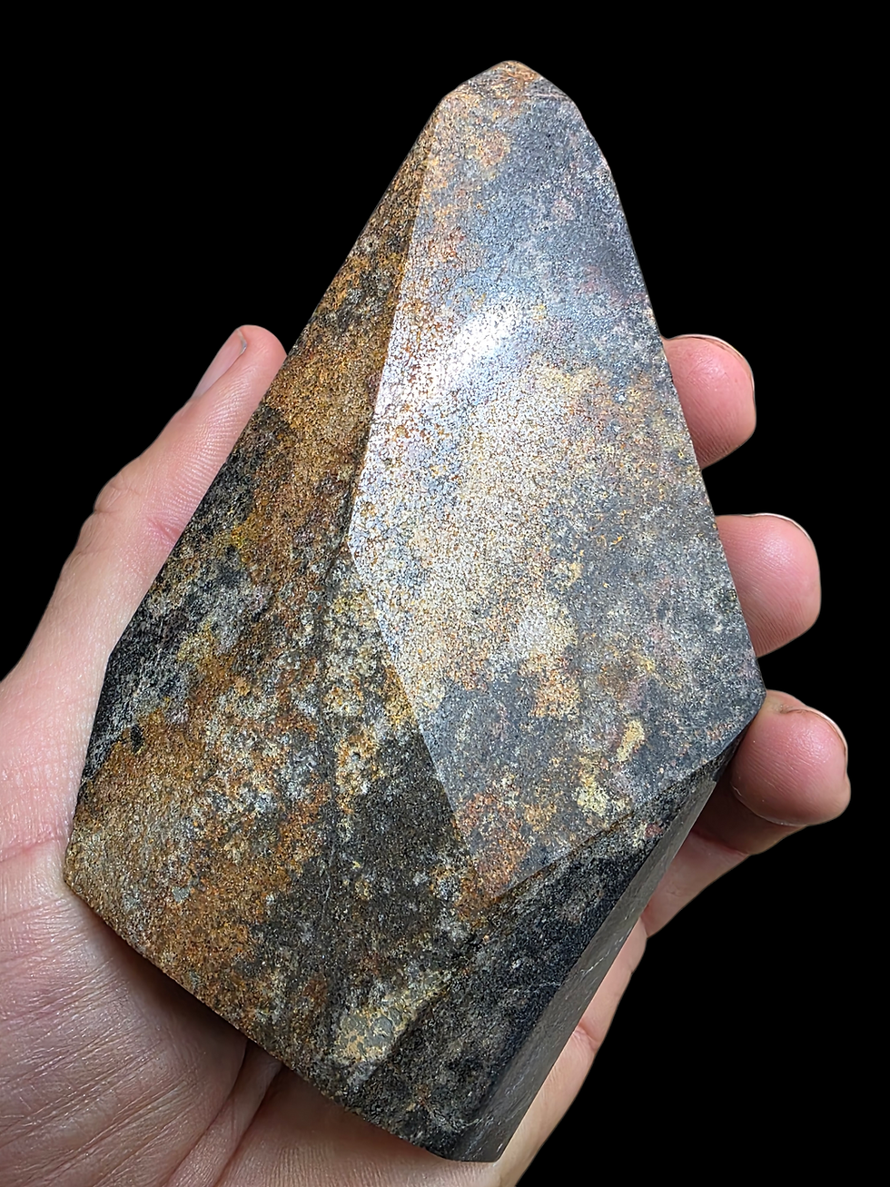 Thumbnail: Beautiful Free Form Dense High Grade Uraninite Art Piece