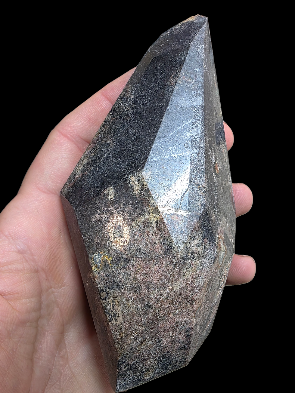 Thumbnail: Beautiful Free Form Dense High Grade Uraninite Art Piece