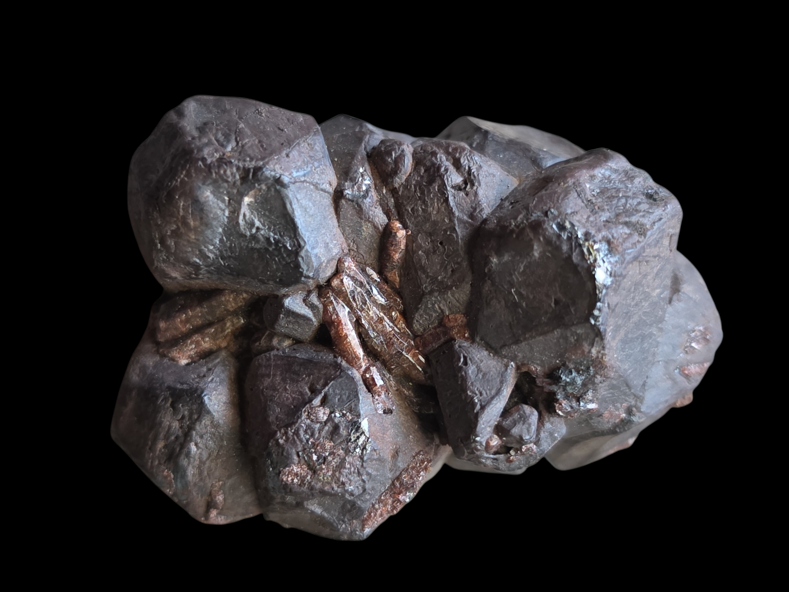 Large Betafite Crystal Cluster 250,000 cpm