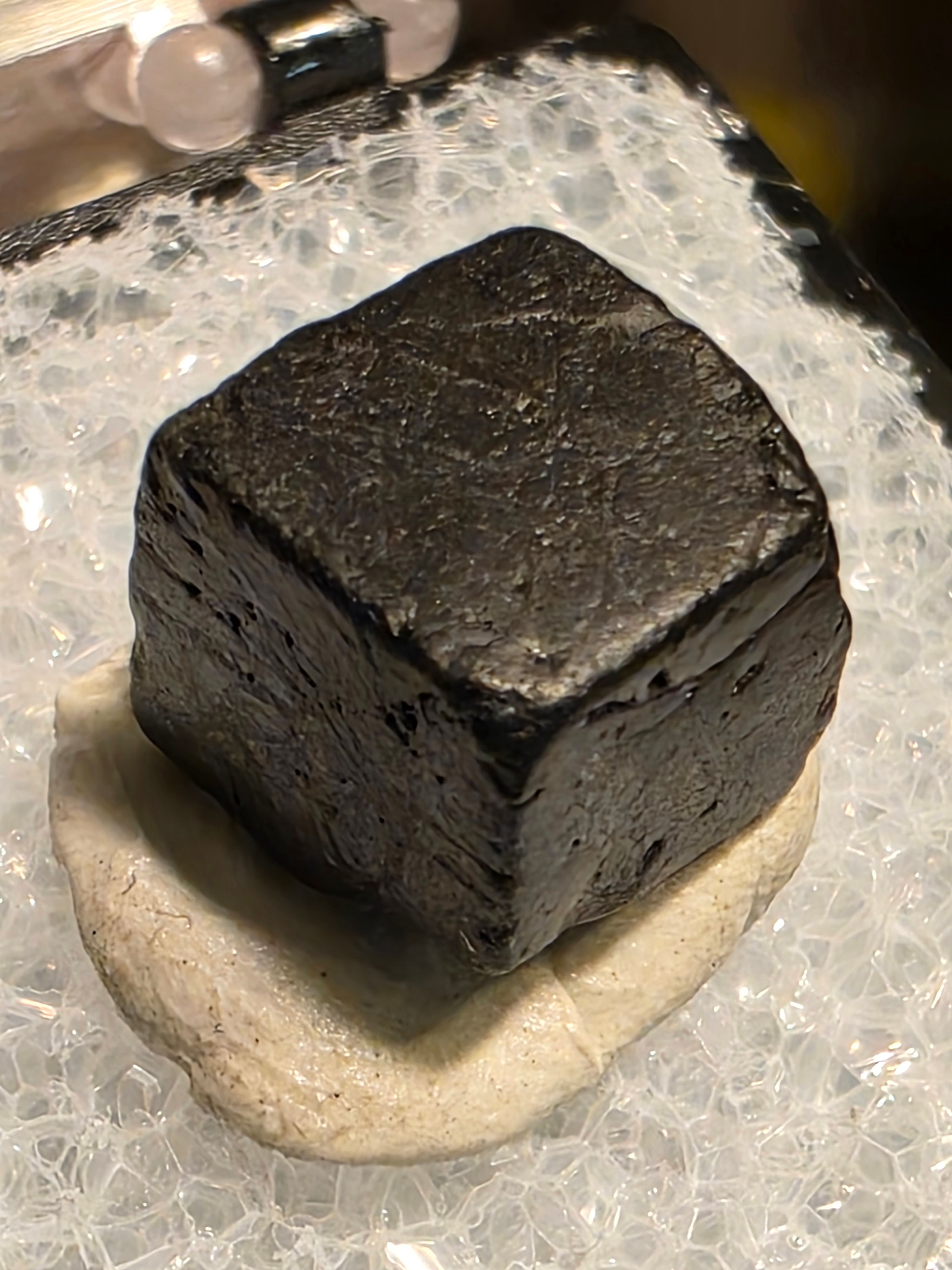 Cubic Thorianite Crystal from Betroka, Madagascar 90k