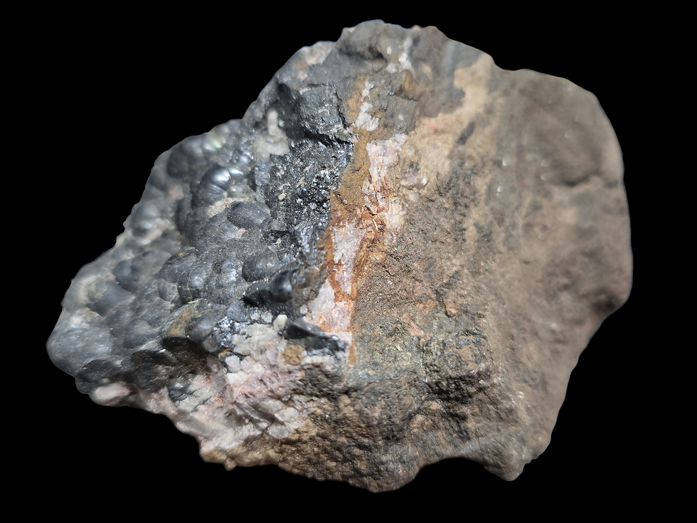 Thumbnail: Big Blobs of Beautiful Botryoidal Uraninite from Pribram, CZ 500k!