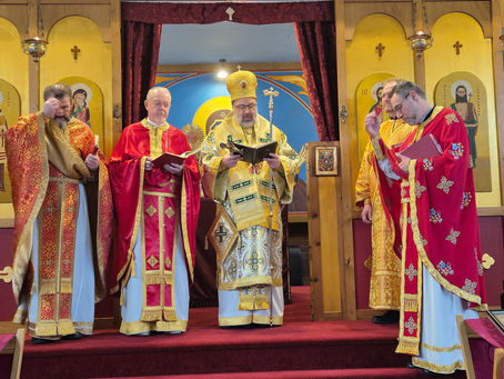 Hierarchical Divine Liturgy at St Aidan Manchester on the Second Sunday of Great Lent
