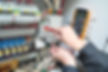 electrician measurements with multimeter