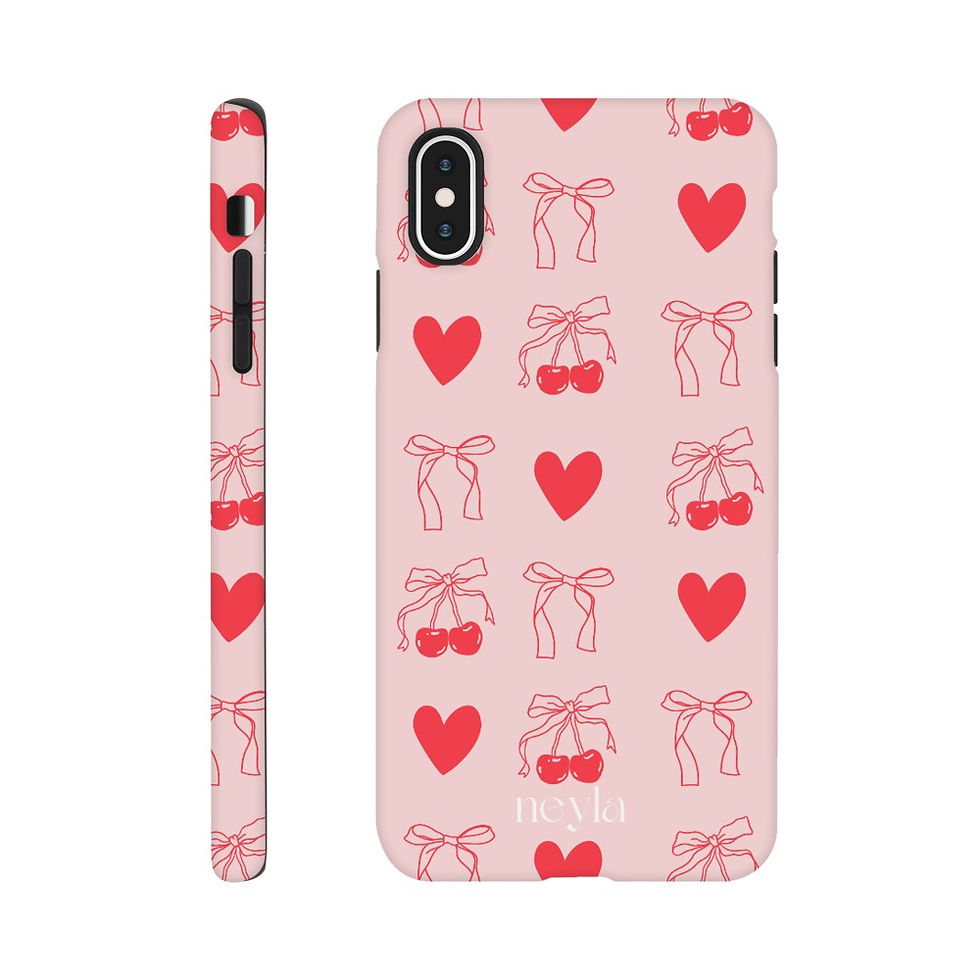 Miniaturbild: Hearts and Cherries - Handyhülle