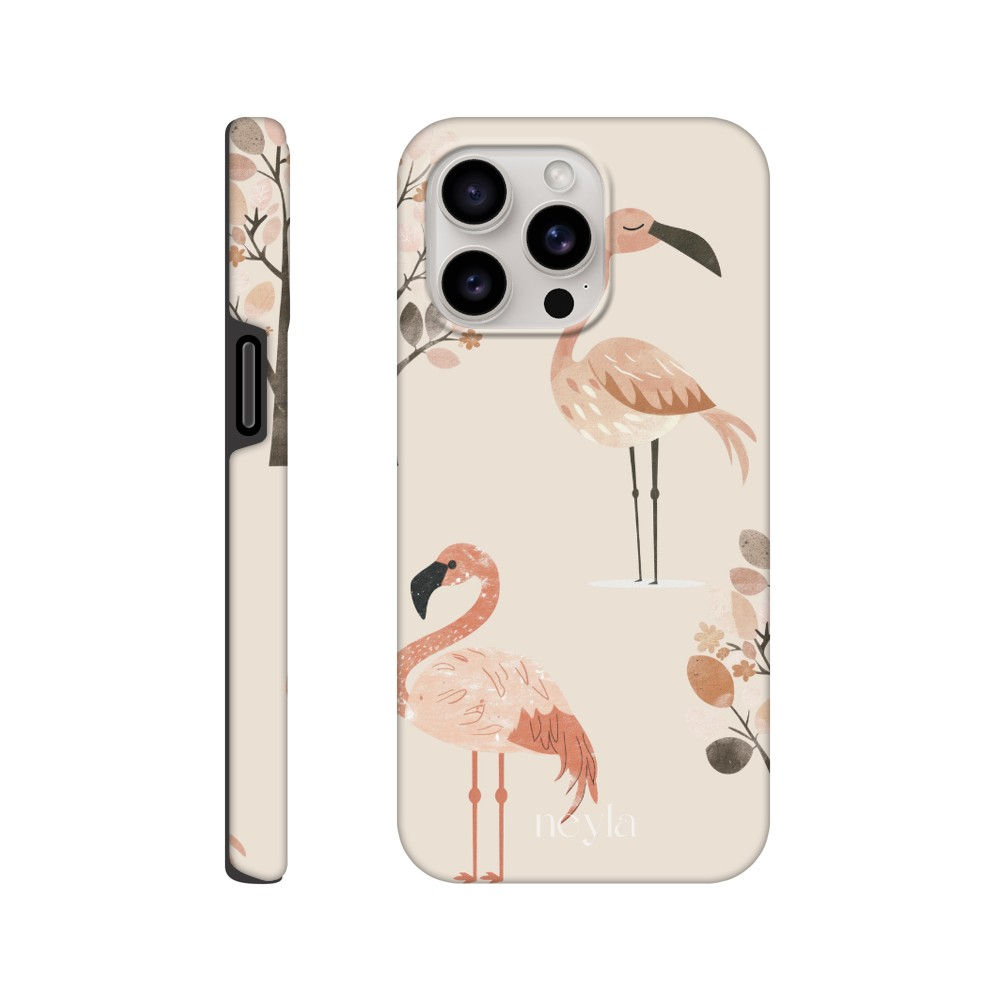 Flamingo - delicata custodia per telefono rosa