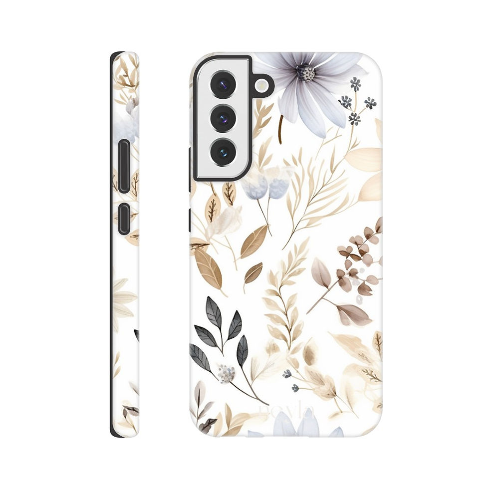 Miniatura: Cozy Flowers - delicata custodia floreale per telefono