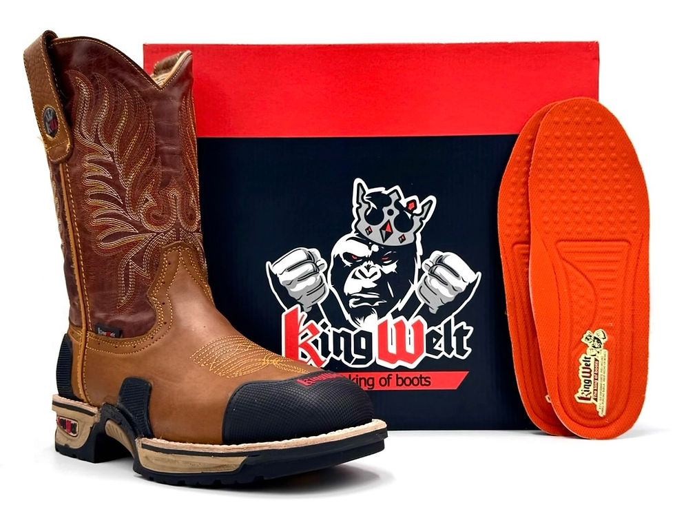 Miniatura: KW-4020 King Welt Steel Toe Rodeo Work Boot