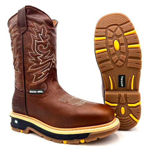 SB-5059 Rodeo Work Boots Dual Density Sole | Fuerbo Boots