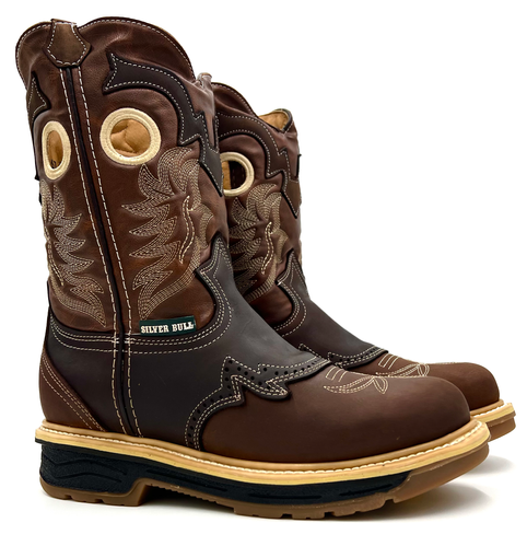 SB-6035 Rodeo Round Toe Work Boot | Fuerbo Boots