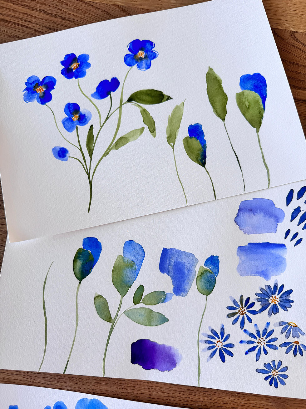 Thumbnail: Aufzeichnung: Loose Florals Basic Watercolor - Teil 3