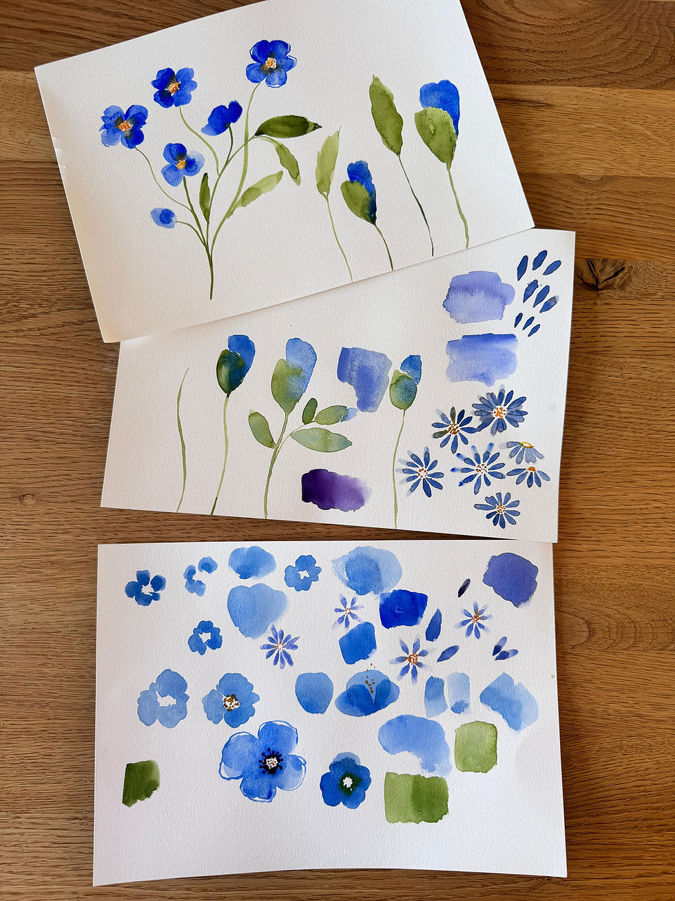 Thumbnail: Aufzeichnung: Loose Florals Basic Watercolor - Teil 3