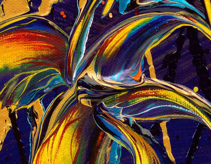 Thumbnail: Aquatic - "Unique" Print on Canvas
